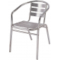Кресло металлическое Tron 1201AP алюминий серый Фото 2