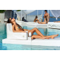 Кресло плавающее TRONA Trona Luxury экокожа белый Фото 11