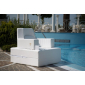 Кресло плавающее TRONA Trona Luxury экокожа белый Фото 15
