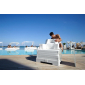 Кресло плавающее TRONA Trona Luxury экокожа белый Фото 16
