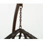 Кресло плетеное подвесное Astella Furniture Fresco XL сталь, искусственный ротанг, ткань светло-коричневый Фото 8