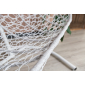 Кресло плетеное подвесное двухместное Astella Furniture Bueno Grande 2XL сталь, искусственный ротанг, ткань белый Фото 13