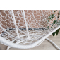 Кресло плетеное подвесное двухместное Astella Furniture Bueno Grande 2XL сталь, искусственный ротанг, ткань белый Фото 17