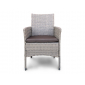 Комплект плетеной мебели Astella Furniture Мирамар сталь, искусственный ротанг, ткань бежевый, коричневый Фото 5