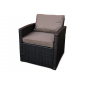 Комплект плетеной мебели Astella Furniture Раджа сталь, искусственный ротанг, ткань коричневый Фото 3
