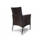 Комплект плетеной мебели Astella Furniture Лагуна сталь, искусственный ротанг, ткань коричневый Фото 8