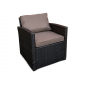 Комплект плетеной мебели Astella Furniture Раджа сталь, искусственный ротанг, ткань коричневый Фото 4