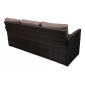 Комплект плетеной мебели Astella Furniture Раджа сталь, искусственный ротанг, ткань коричневый Фото 8