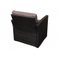 Комплект плетеной мебели Astella Furniture Раджа сталь, искусственный ротанг, ткань коричневый Фото 5