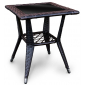 Комплект лежаков со столиком Astella Furniture Капри сталь, искусственный ротанг, ткань коричневый Фото 8