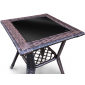 Комплект лежаков со столиком Astella Furniture Капри сталь, искусственный ротанг, ткань коричневый Фото 9