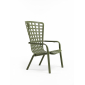 Лаунж-кресло пластиковое Nardi Folio стеклопластик агава Фото 19
