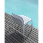 Лаунж-стул пластиковый Nardi Ninfea Relax алюминий, полипропилен белый Фото 6