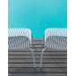Лаунж-стул пластиковый Nardi Ninfea Relax алюминий, полипропилен белый Фото 8