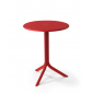 Стол пластиковый обеденный Nardi Step + Step Mini стеклопластик красный Фото 10