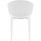 Кресло пластиковое Siesta Contract Sky Pro стеклопластик, полипропилен белый Фото 6