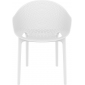 Кресло пластиковое Siesta Contract Sky Pro стеклопластик, полипропилен белый Фото 7