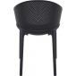 Кресло пластиковое Siesta Contract Sky Pro стеклопластик, полипропилен черный Фото 5