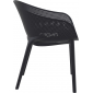 Кресло пластиковое Siesta Contract Sky Pro стеклопластик, полипропилен черный Фото 7