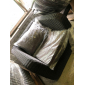 Кресло плетеное с подушками JOYGARDEN Stockholm алюминий, искусственный ротанг черный Фото 8