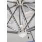 Зонт профессиональный Scolaro Galileo Inox алюминий, акрил стальной, слоновая кость Фото 7
