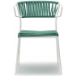 Кресло плетеное Scab Design Lisa Filo сталь, роуп лен, ментоловый Фото 4