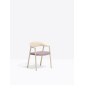 Кресло деревянное с обивкой PEDRALI Hera ясень, ткань беленый ясень Фото 13