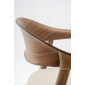 Кресло деревянное с обивкой PEDRALI Hera американский орех, ткань орех Фото 17