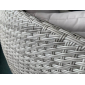 Лаунж-диван плетеный Tagliamento Shell алюминий, искусственный ротанг, акрил Фото 3