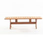 Скамейка деревянная WArt Focus Bench 160 ироко Фото 2
