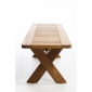 Скамейка деревянная WArt Focus Bench 160 ироко Фото 3