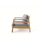 Кресло деревянное с подушками Ethimo Costes тик, акрил натуральный, белый Фото 23