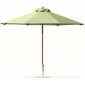 Зонт профессиональный Ethimo Classic дуб, акрил зеленый Фото 1
