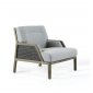 Кресло деревянное с подушками Ethimo Grand Life мореный тик, роуп, акрил мореный тик, белый Фото 9