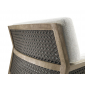 Кресло деревянное с подушками Ethimo Grand Life мореный тик, роуп, акрил мореный тик, белый Фото 16