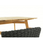 Стол деревянный обеденный Ethimo Knit тик натуральный Фото 10