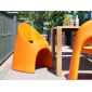 Кресло пластиковое SLIDE Amelie Standard полиэтилен тыквенный оранжевый Фото 4