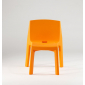 Стул пластиковый SLIDE Q4 Standard полиэтилен тыквенный оранжевый Фото 6