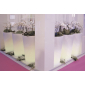 Кашпо пластиковое светящееся SLIDE X-Pot Lighting полиэтилен белый Фото 6