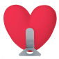 Светильник пластиковый настольный Сердце SLIDE Love Lighting полиэтилен, металл красный Фото 8