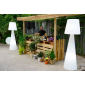 Торшер пластиковый уличный SLIDE Pivot Lighting OUT полиэтилен белый Фото 11