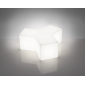 Пуф пластиковый светящийся SLIDE Ypsilon Lighting IN полиэтилен белый Фото 5