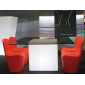 Стол пластиковый светящийся SLIDE Square Lighting полиэтилен белый Фото 6