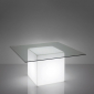 Стол пластиковый светящийся SLIDE Square Lighting полиэтилен белый Фото 4