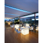 Стол пластиковый светящийся SLIDE Square Lighting полиэтилен белый Фото 7