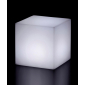 Светильник пластиковый уличный Куб SLIDE Cubo 50 Lighting OUT полиэтилен белый Фото 5