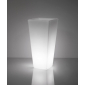 Кашпо пластиковое светящееся SLIDE Y-Pot Lighting полиэтилен белый Фото 7