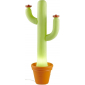 Светильник пластиковый напольный SLIDE Cactus Lighting полиэтилен зеленый, тыквенный оранжевый Фото 1