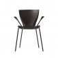 Кресло пластиковое SLIDE Gloria Meeting Standard сталь, полипропилен черный Фото 8