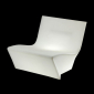 Лаунж-стул пластиковый светящийся SLIDE Kami Ichi Lighting полиэтилен белый Фото 4